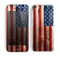The Wooden Grungy American Flag Skin for the Apple iPhone 5c