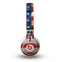 The Wooden Grungy American Flag Skin for the Beats by Dre Mixr Headphones