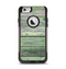 The Wooden Planks with Chipped Green Paint Apple iPhone 6 Otterbox Commuter Case Skin Set