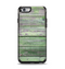 The Wooden Planks with Chipped Green Paint Apple iPhone 6 Otterbox Symmetry Case Skin Set