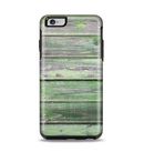 The Wooden Planks with Chipped Green Paint Apple iPhone 6 Plus Otterbox Symmetry Case Skin Set