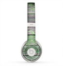 The Wooden Planks with Chipped Green Paint Skin for the Beats by Dre Solo 2 Headphones