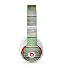 The Wooden Planks with Chipped Green Paint Skin for the Beats by Dre Studio (2013+ Version) Headphones