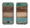 The Wooden Planks with Chipped Green and Brown Paint Apple iPhone 6 LifeProof Nuud Case Skin Set