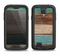 The Wooden Planks with Chipped Green and Brown Paint Samsung Galaxy S4 LifeProof Nuud Case Skin Set