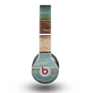 The Wooden Planks with Chipped Green Paint Skin for the Beats by Dre Original Solo-Solo HD Headphones