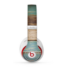 The Wooden Planks with Chipped Green and Brown Paint Skin for the Beats by Dre Studio (2013+ Version) Headphones
