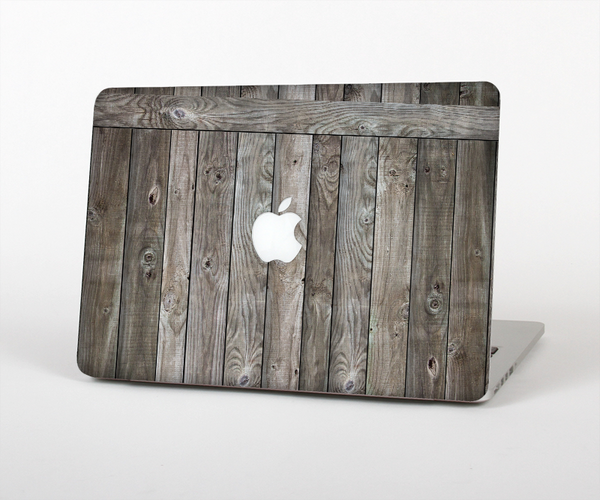 The Wooden Wall-Panel Skin Set for the Apple MacBook Pro 13" with Retina Display