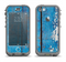 The Worn Blue Paint on Wooden Planks Apple iPhone 5c LifeProof Nuud Case Skin Set