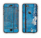The Worn Blue Paint on Wooden Planks Apple iPhone 6 LifeProof Nuud Case Skin Set