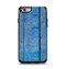 The Worn Blue Paint on Wooden Planks Apple iPhone 6 Otterbox Symmetry Case Skin Set