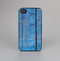 The Worn Blue Paint on Wooden Planks Skin-Sert for the Apple iPhone 4-4s Skin-Sert Case