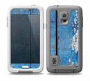 The Worn Blue Paint on Wooden Planks Skin Samsung Galaxy S5 frē LifeProof Case