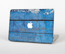 The Worn Blue Paint on Wooden Planks Skin Set for the Apple MacBook Pro 13"   (A1278)