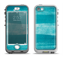 The Worn Blue Texture Apple iPhone 5-5s LifeProof Nuud Case Skin Set