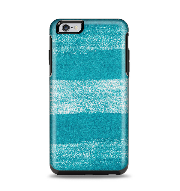 The Worn Blue Texture Apple iPhone 6 Plus Otterbox Symmetry Case Skin Set