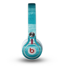 The Worn Blue Texture Skin for the Beats by Dre Mixr Headphones