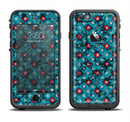 The Worn Dark Blue Checkered Starry Pattern Apple iPhone 6/6s LifeProof Fre Case Skin Set