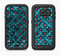 The Worn Dark Blue Checkered Starry Pattern Full Body Samsung Galaxy S6 LifeProof Fre Case Skin Kit