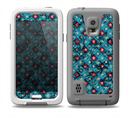 The Worn Dark Blue Checkered Starry Pattern Skin Samsung Galaxy S5 frē LifeProof Case