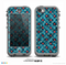 The Worn Dark Blue Checkered Starry Pattern Skin for the iPhone 5c nüüd LifeProof Case