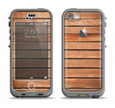 The Worn Wooden Panks Apple iPhone 5c LifeProof Nuud Case Skin Set