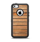 The Worn Wooden Panks Apple iPhone 5c Otterbox Defender Case Skin Set