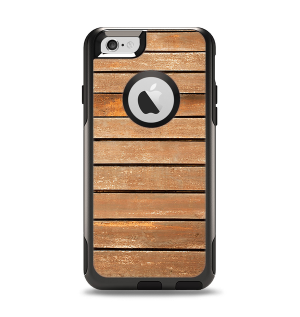The Worn Wooden Panks Apple iPhone 6 Otterbox Commuter Case Skin Set
