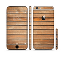 The Worn Wooden Panks Sectioned Skin Series for the Apple iPhone 6s Plus