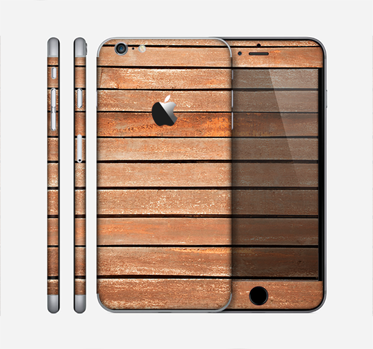 The Worn Wooden Panks Skin for the Apple iPhone 6 Plus