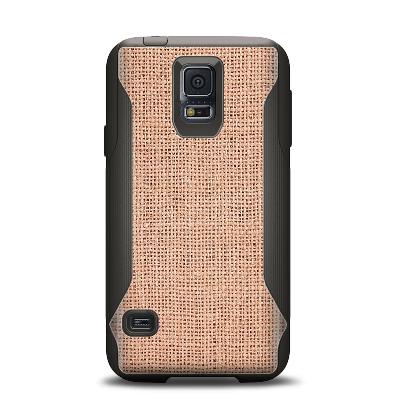 The Woven Burlap Samsung Galaxy S5 Otterbox Commuter Case Skin Set