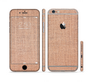 The Woven Burlap Sectioned Skin Series for the Apple iPhone 6s Plus