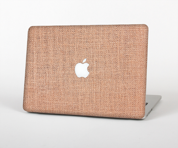 The Woven Burlap Skin Set for the Apple MacBook Pro 15"