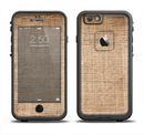 The Woven Fabric Over Aged Wood Apple iPhone 6/6s LifeProof Fre Case Skin Set