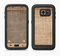 The Woven Fabric Over Aged Wood Full Body Samsung Galaxy S6 LifeProof Fre Case Skin Kit