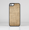 The Woven Fabric Over Aged Wood Skin-Sert Case for the Apple iPhone 5c
