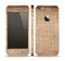 The Woven Fabric Over Aged Wood Skin Set for the Apple iPhone 5s
