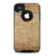 The Woven Fabric Over Aged Wood Skin for the iPhone 4-4s OtterBox Commuter Case
