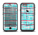 The Woven Trendy Green & Coral Apple iPhone 6/6s LifeProof Fre Case Skin Set