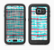 The Woven Trendy Green & Coral Full Body Samsung Galaxy S6 LifeProof Fre Case Skin Kit