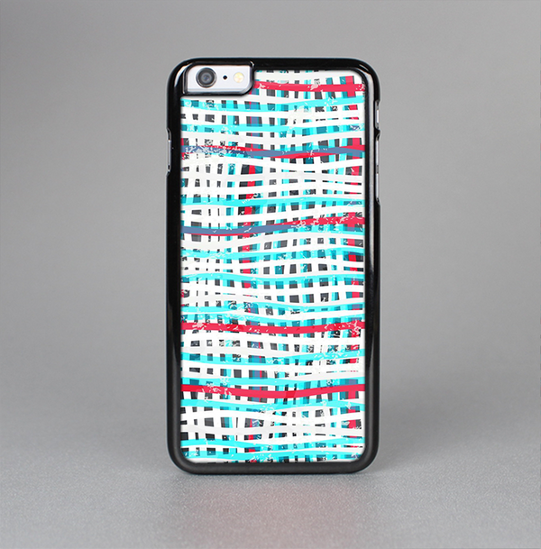 The Woven Trendy Green & Coral Skin-Sert Case for the Apple iPhone 6 Plus