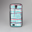 The Woven Trendy Green & Coral Skin-Sert Case for the Samsung Galaxy S4