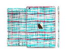 The Woven Trendy Green & Coral Full Body Skin Set for the Apple iPad Mini 3