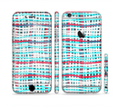 The Woven Trendy Green & Coral Sectioned Skin Series for the Apple iPhone 6s Plus