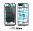 The Woven Trendy Green & Coral Skin for the Apple iPhone 5c LifeProof Case
