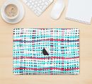 The Woven Trendy Green & Coral Skin Kit for the 12" Apple MacBook (A1534)