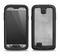 The Wrinkled Silver Surface Samsung Galaxy S4 LifeProof Nuud Case Skin Set