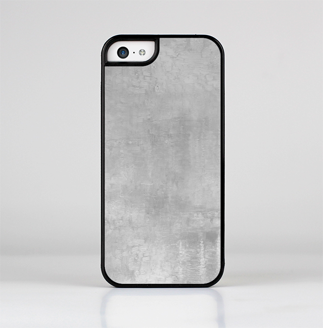 The Wrinkled Silver Surface Skin-Sert Case for the Apple iPhone 5c