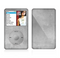 The Wrinkled Silver Surface Skin For The Apple iPod Classic