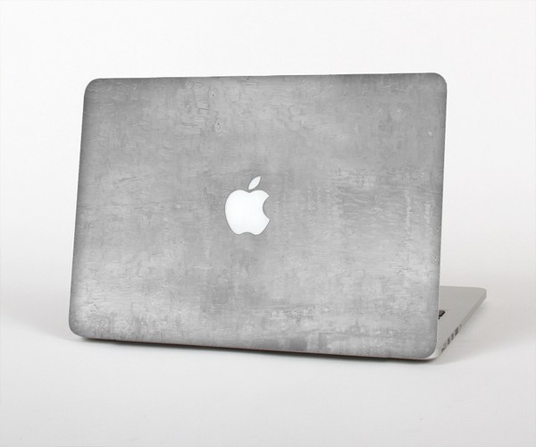 The Wrinkled Silver Surface Skin Set for the Apple MacBook Pro 15"